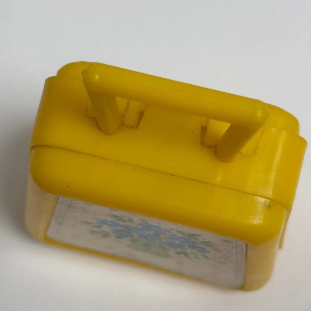 VTG 70s Kenner Sleep Over Dolly Bag 1976 Doll Accessory General Mills Yellow SEE